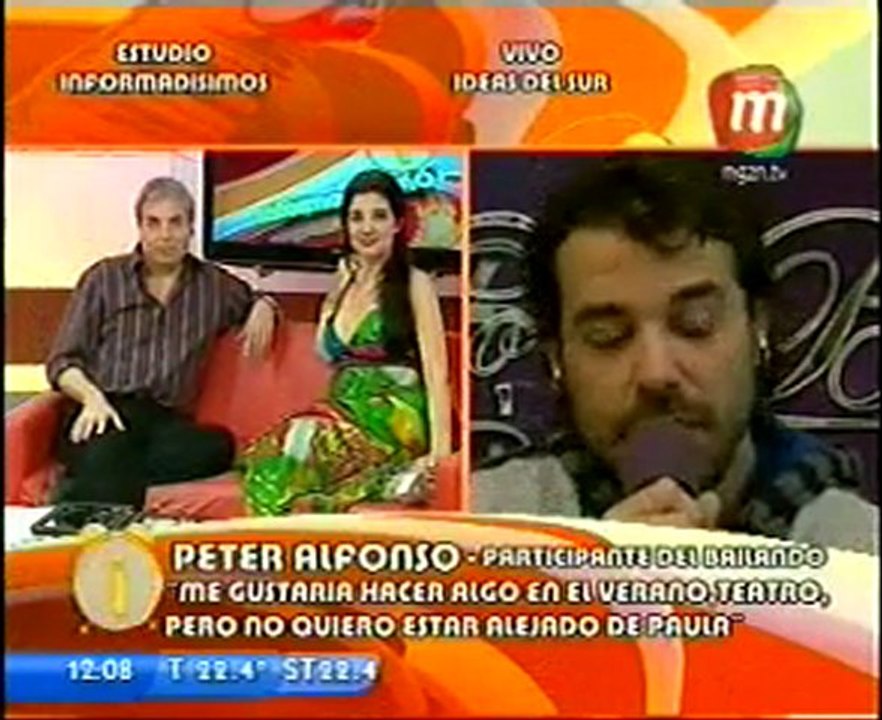 PETER ALFONSO EN INFORMADISIMO REPORTAJE 21-SEPT