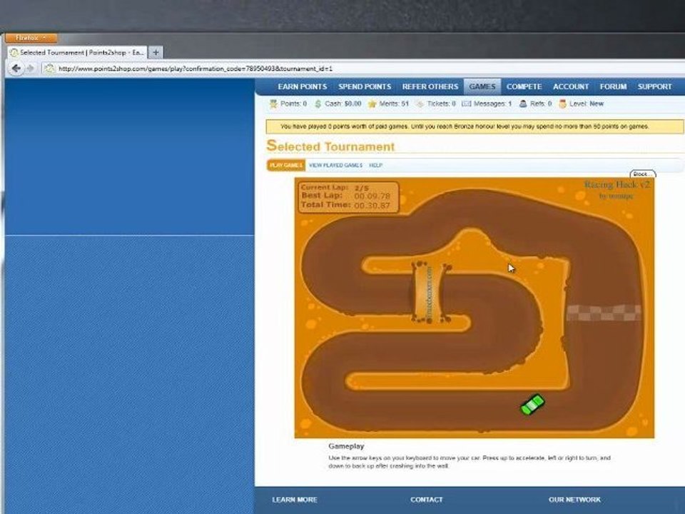 Points2Shop.com Racing Bot [WORKING!]
