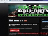 How to Download Call of Duty Black Ops Rezurrection Map Pack DLC Free