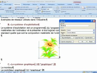 Word - Table des illustrations
