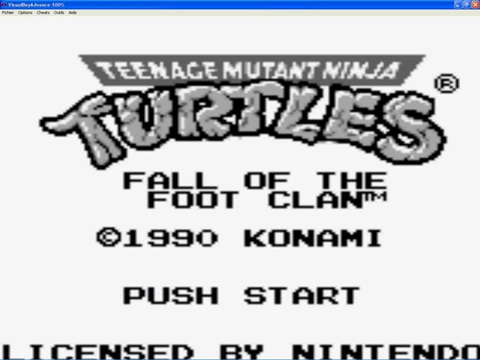 Teenage Mutant Ninja Turtles Fall of the Foot Clan [GameBoy]