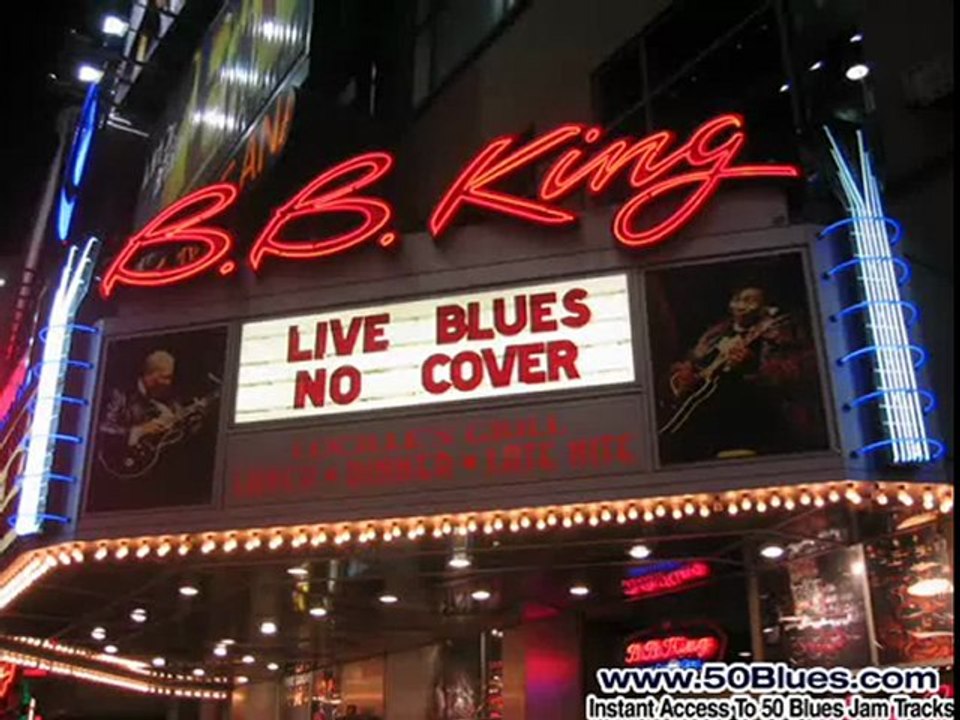 Blues Guitar Backing Track in E - Slow Jam Style - Also For