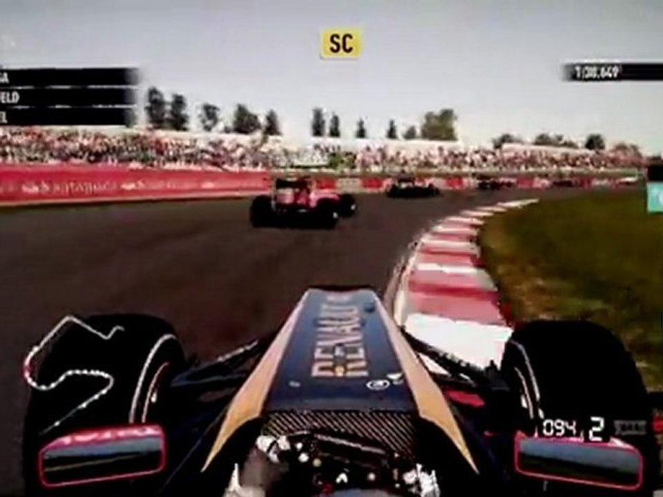 F1 2011 Safety Car Revealed Gameplay PS3