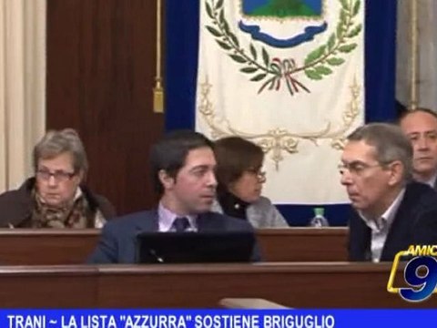 Trani | La lista Azzurra sostiene Briguglio