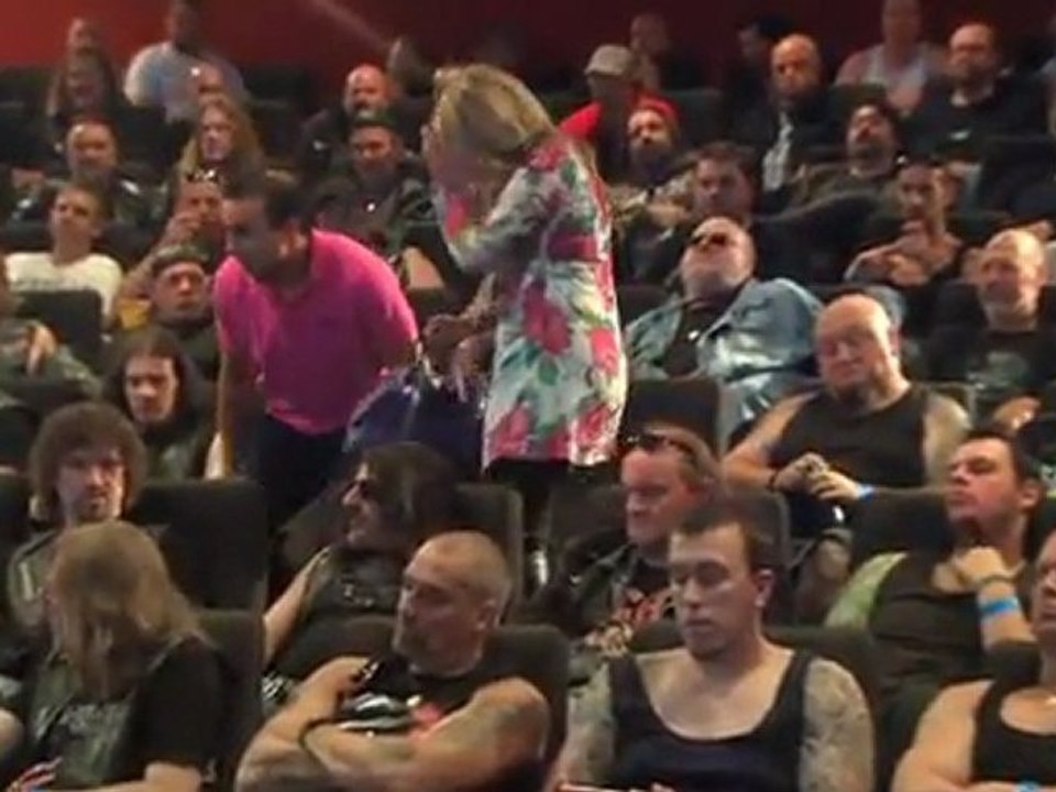 Carlsberg stunts with bikers in cinema