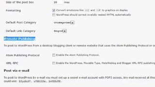 Post to Wordpress by Email