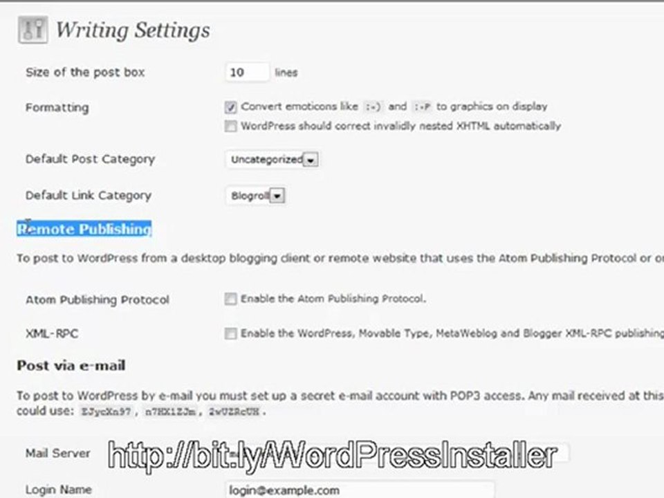 Post to Wordpress by Email