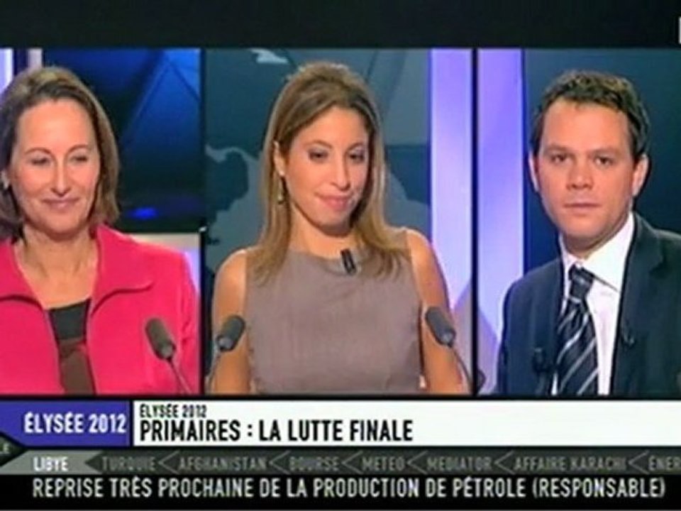 S. Royal invitée d'Elysée 2012 sur i-Télé - 22 septembre 2011