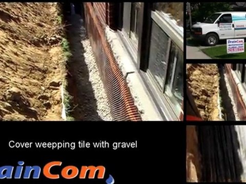 Leaky Basement Waterproofing by Draincom.com