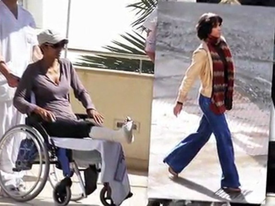 Halle Berry bricht sich Fuß