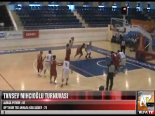 Tansev Mıhçıoğlu Turnuvası Aliağa Petkim - Optimum Ted Ankara Kolejliler 3 Period