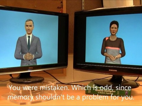 AI vs. AI. Two chatbots talking to each other