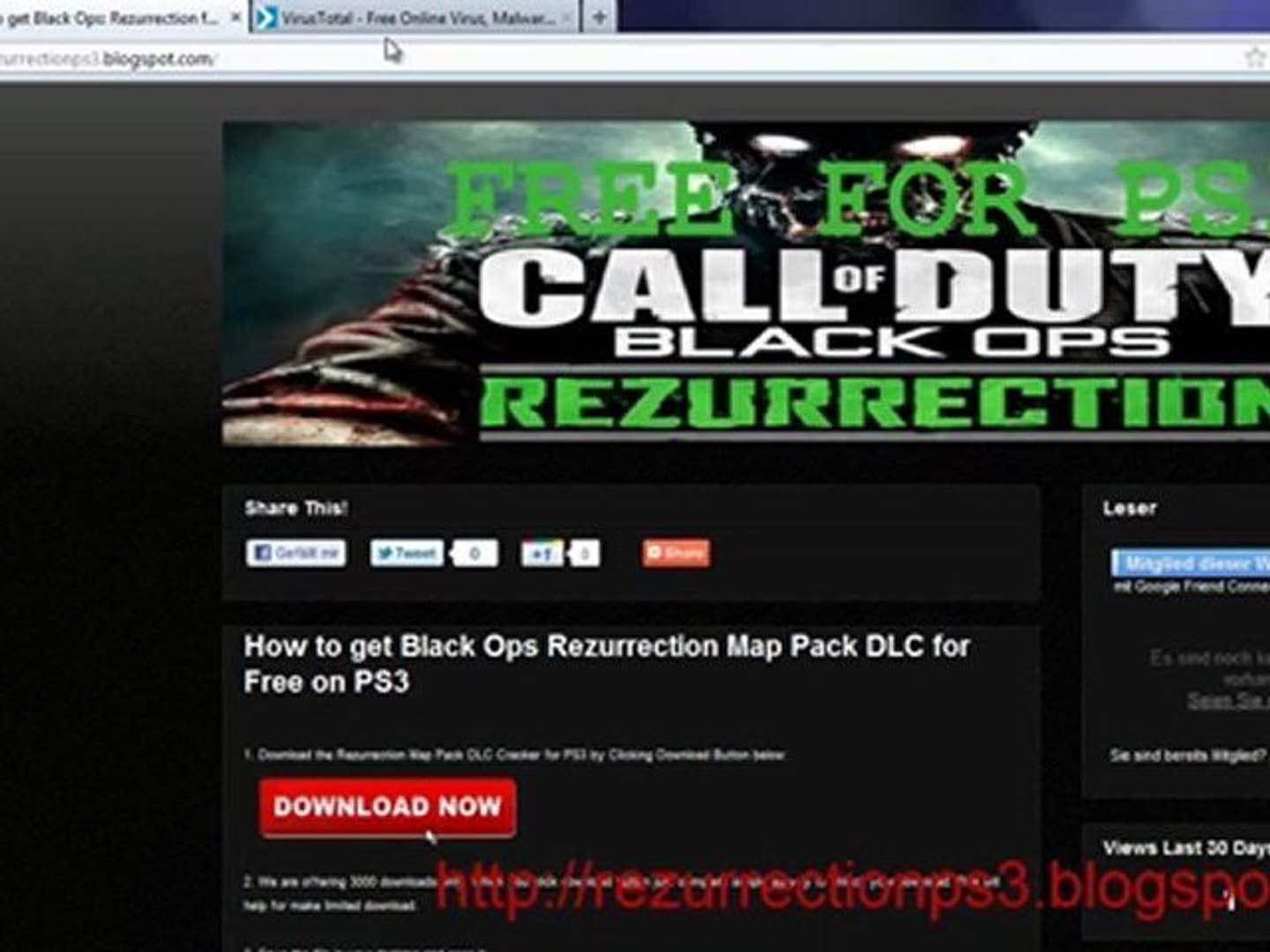 How to Install Black Ops Rezurrection Map Pack on PS3 - video Dailymotion