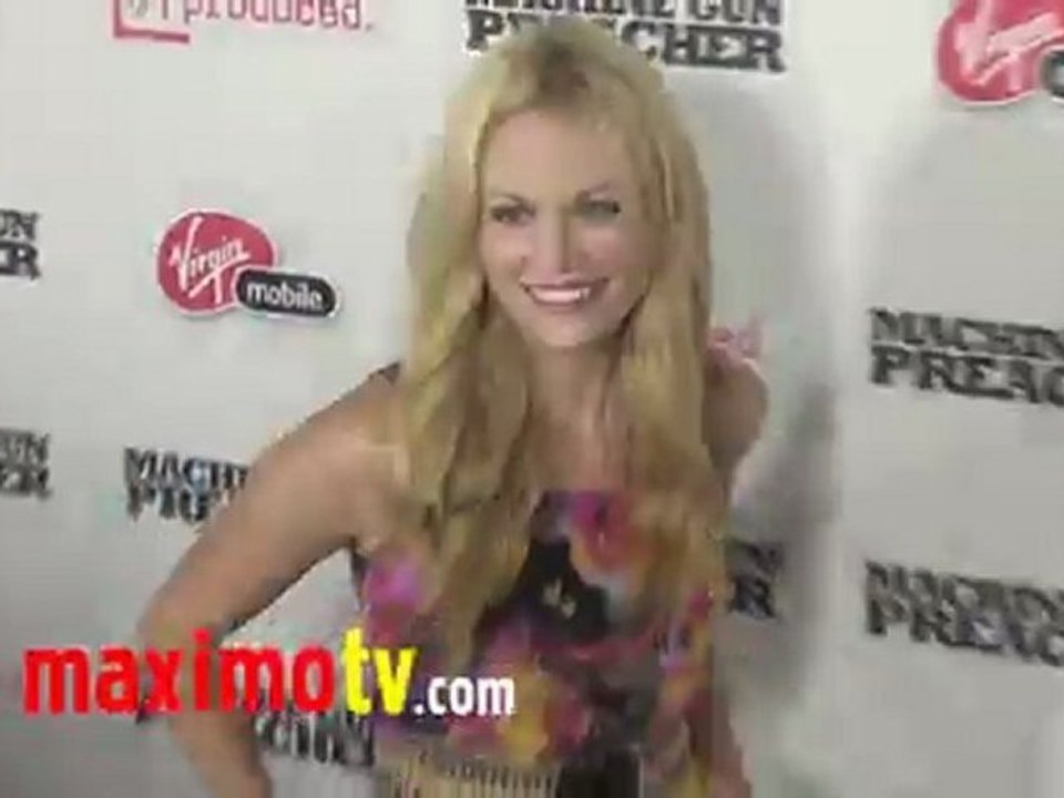 Claire Coffee at "Machine Gun Preacher" Los Angeles Premiere Arrivals