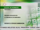 Vuelven invasores a la Urb. Miranda