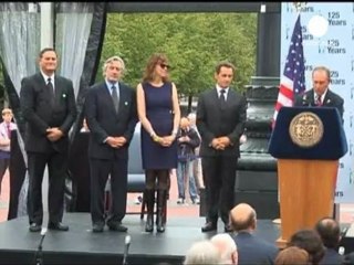 Sarkozy marks Statue of Liberty anniversary