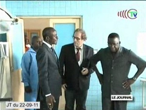Visite des structures sanitaires du Congo profond par une mission allemande