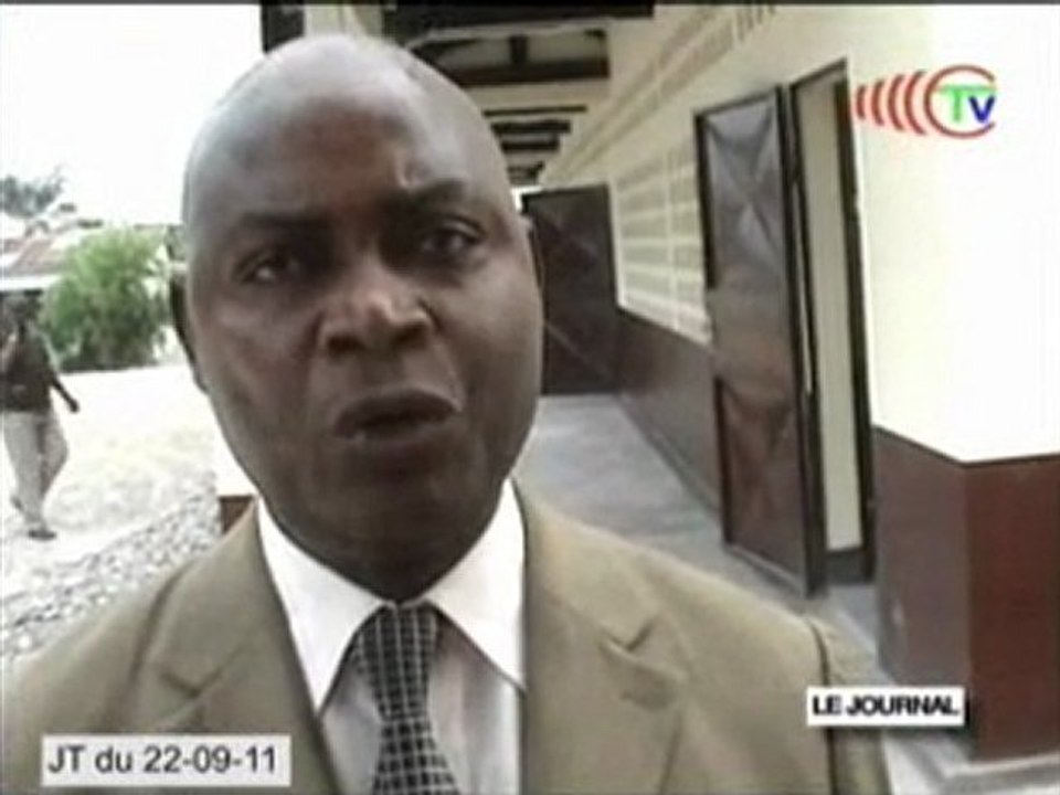 Réception de 2 bâtiments de l'école primaire de Makabandzilou au nord de Brazzaville