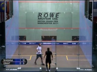 Squash, British GP - Shabana batte Grant