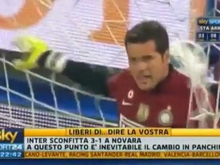 Vong 3 Serie A - Novara 3-1 Inter Milan (20.9.2011)