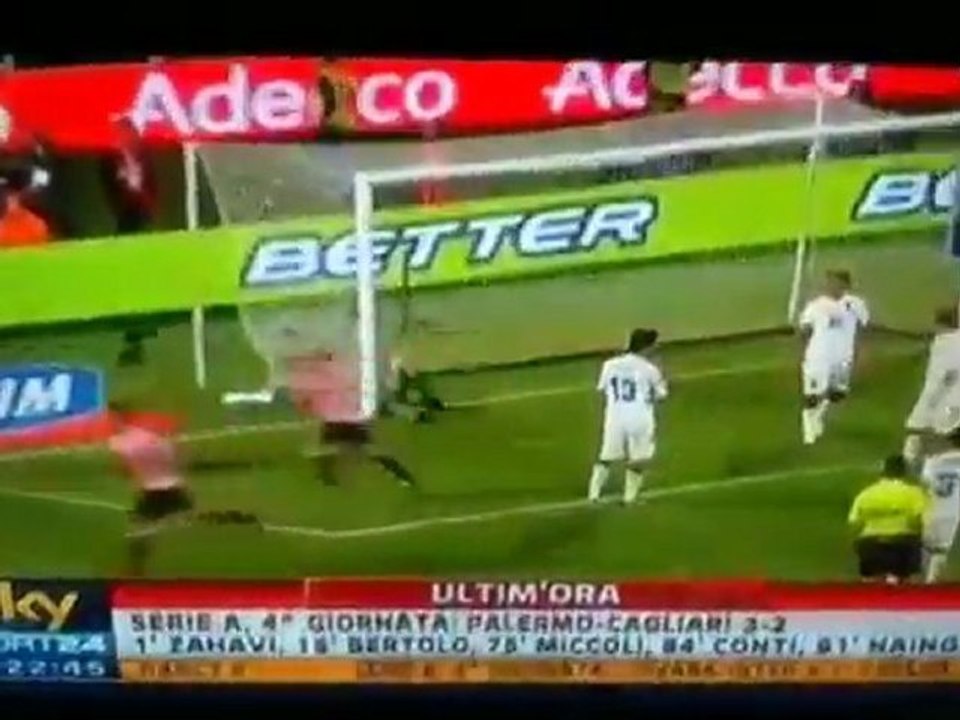 Vong 3 Serie A - Palermo 3-2 Cagliari