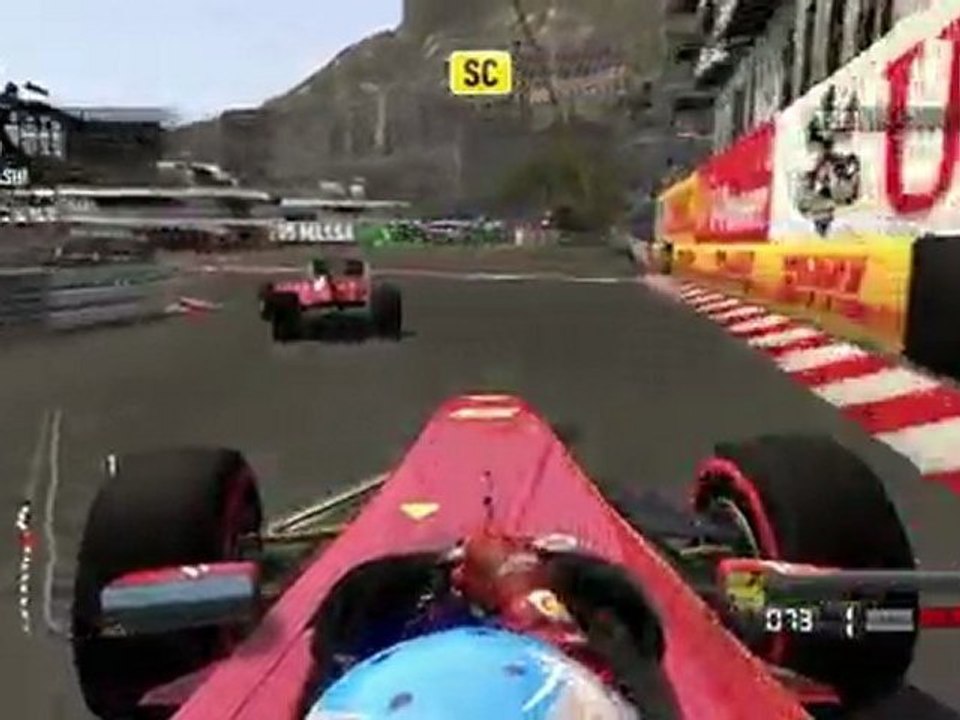 F1 2011 PC - Safety Car Gameplay (Monaco)