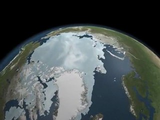 Evolution des glaces arctique d'été en 2011