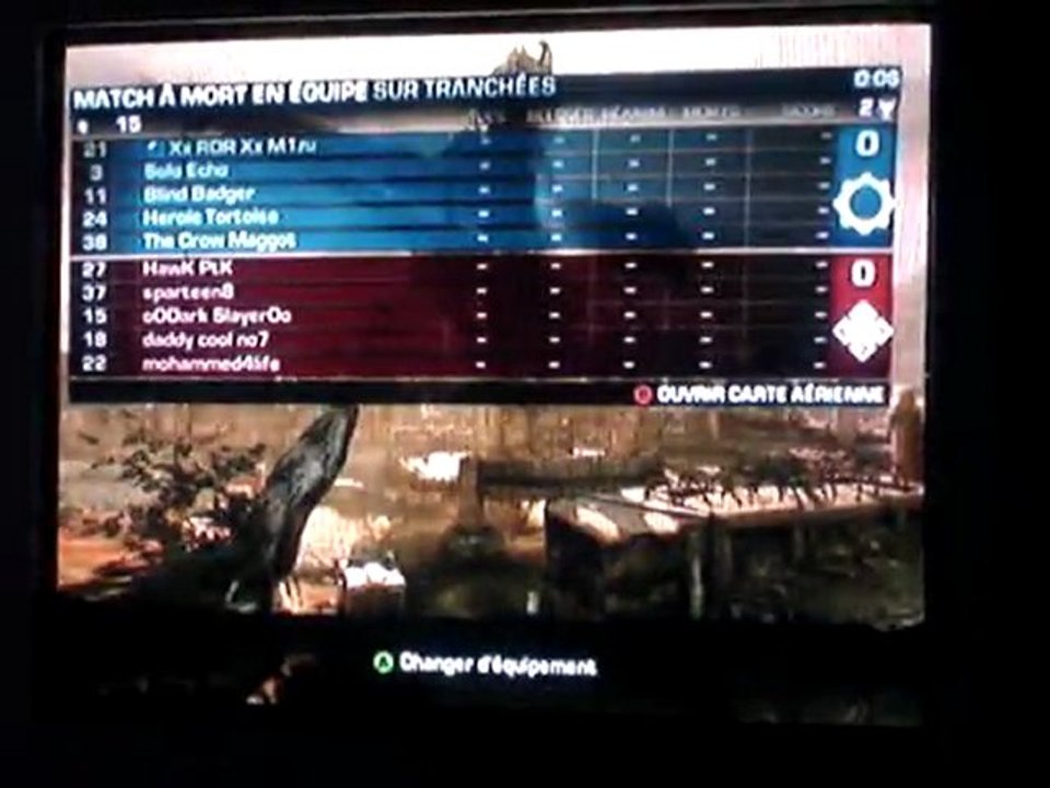 GEARS OF WAR 3 MATCH A MORT PAR EQUIPES  "mizu95590"  Numero 1
