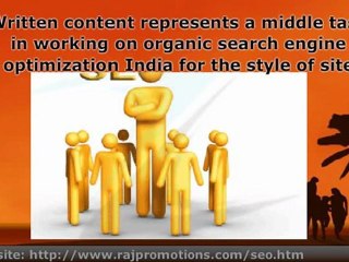 Organic search engine optimization India