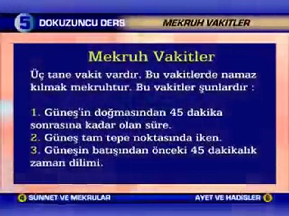 NAMAZI BOZAN DURUMLAR nelerdir