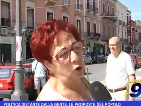 Politica distante dalla gente, le proposte del popolo