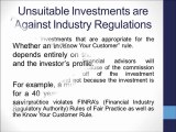 Unsuitability (Unsuitable Investments), The Securities Fraud Practices Informational Series presented by The White Law Group