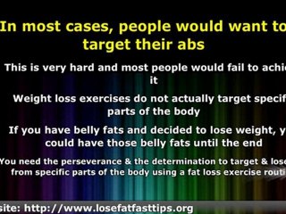 Uncover The Fat Loss Exercise Routine