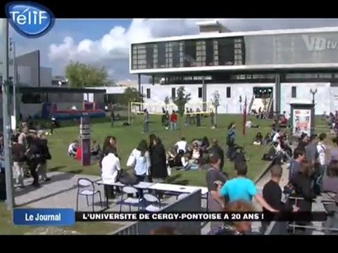 L'Université de Cergy-Pontoise a 20 ans !