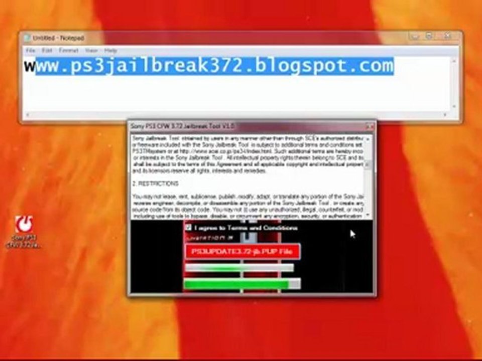 PS3 CFW 3.72 Jailbreak Tool V1.0 Tutorial