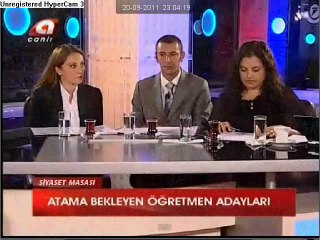 kANAL_A'DA ATAMASI YAPILMAYAN ÖĞRT. SORUNLARInı ANLATIYOR
