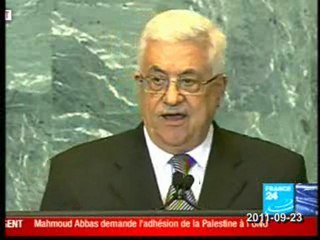 ONU Mahmoud Abbas demande d'admission de l'Etat palestinien