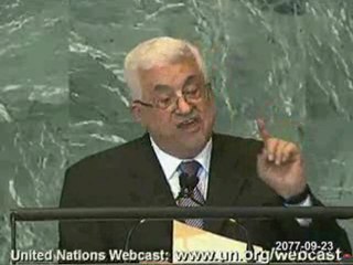 ONU Mahmoud ABBAS demands for palestinian State admission