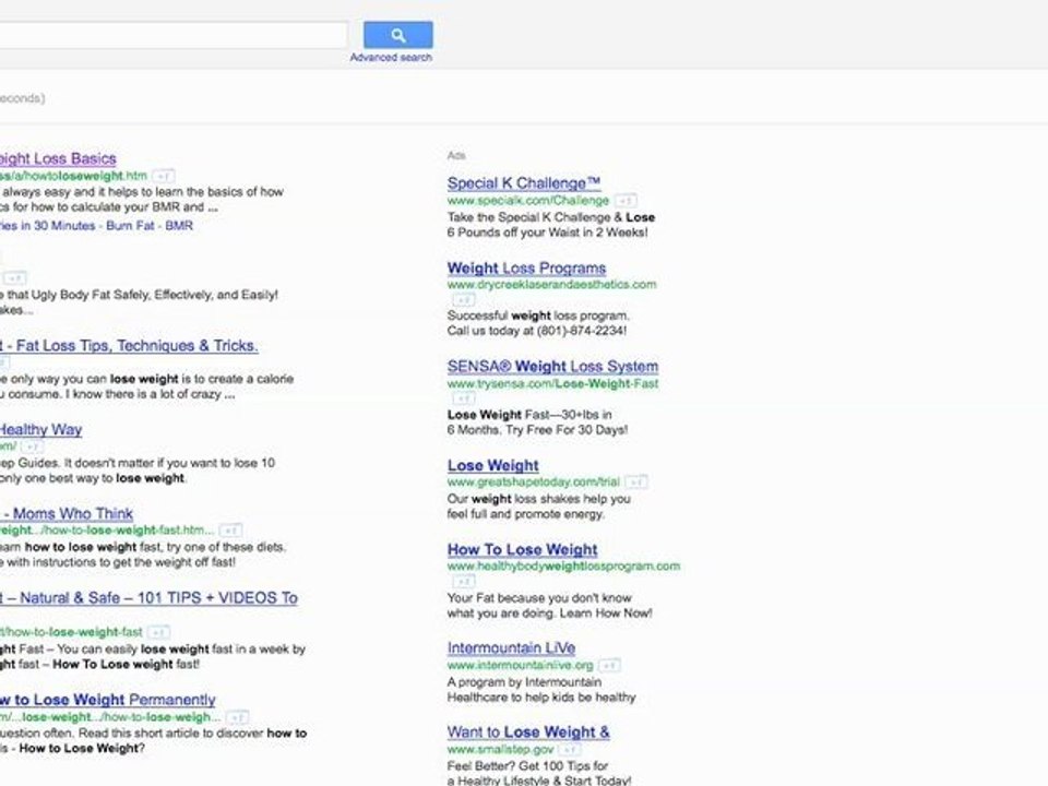 Quick Weight Loss with Fad Dieting