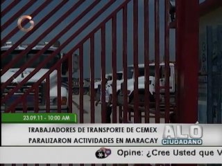 Transportistas de Cemex paralizados