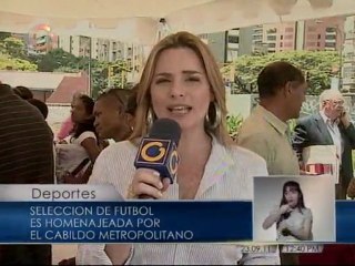 Condecoran a la selección Vinotinto