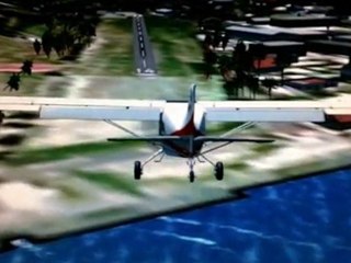 ça vous tente ? piste courte, en côte, avion à train avant ...