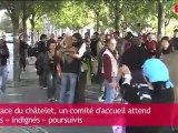 Marche des indignés : 11 personnes sortent de garde à vue. paris france europe terre