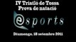 IV Triatló de Tossa. Prova de natació. 18/09/2011