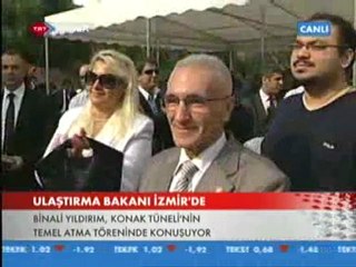 Konak Tüneli Temeli Atıldı