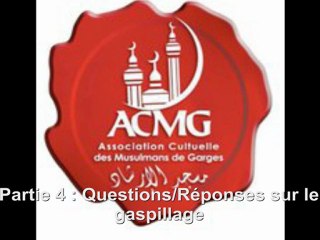 Hassan Iquioussen à Garges Ramadan 2011 : Le gaspillage Partie 4/6