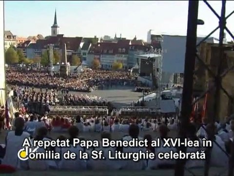 Benedict al XVI-lea: Unde este Dumnezeu, acolo există viitor