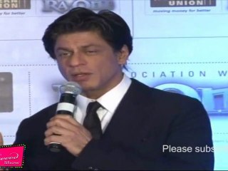 Shahrukh khan Announce The Collaboration Of His Film Ra.One with Western Union
