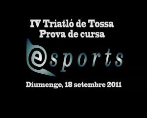 IV Triatló de Tossa. Prova de cursa. 18/09/2011