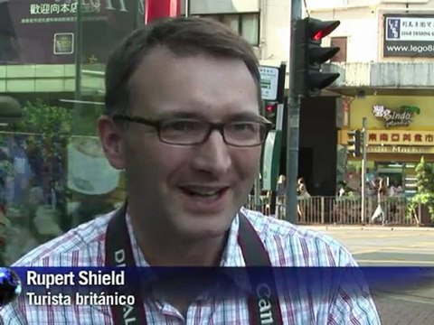 Los viejos tranvías de Hong Kong siguen de moda